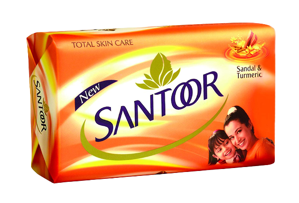 Santoor Soap with TFM value