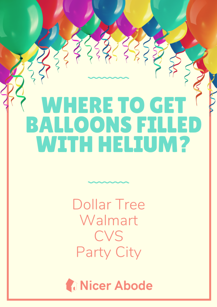 WHERE TO GET BALLOONS FILLED WITH HELIUM