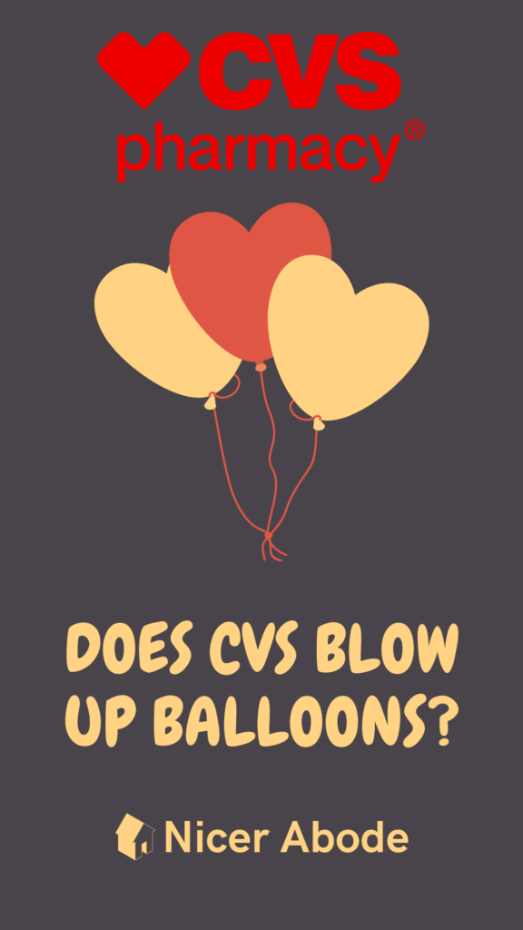 does cvs blow up balloons
