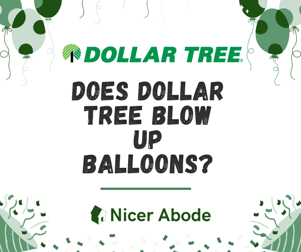 does dollar tree blow up balloons