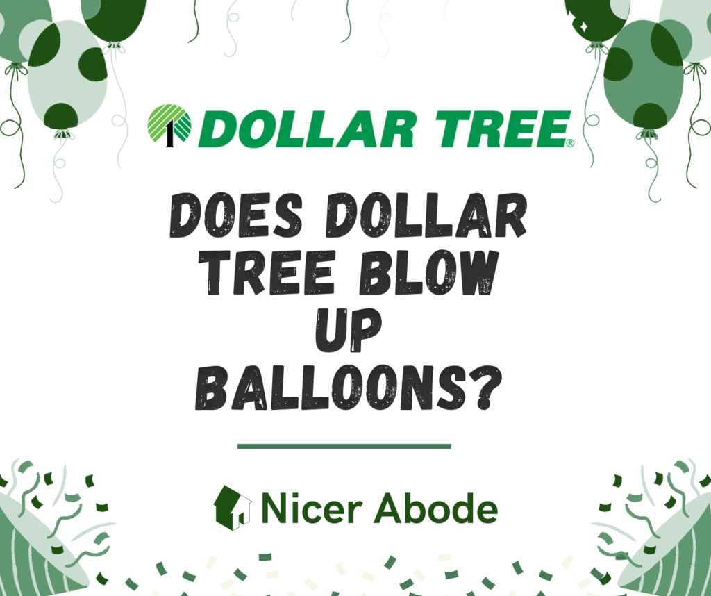 does dollar tree blow up balloons
