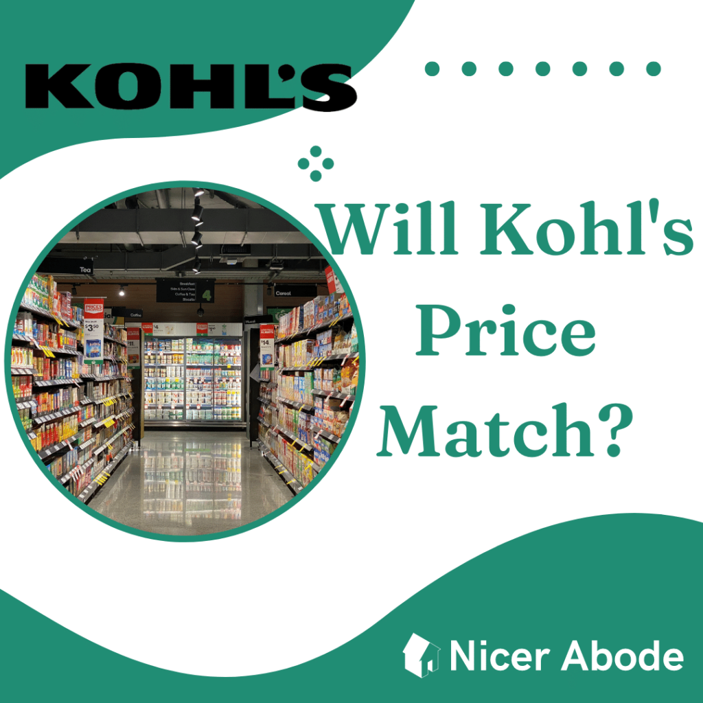 Will Kohls Price Match