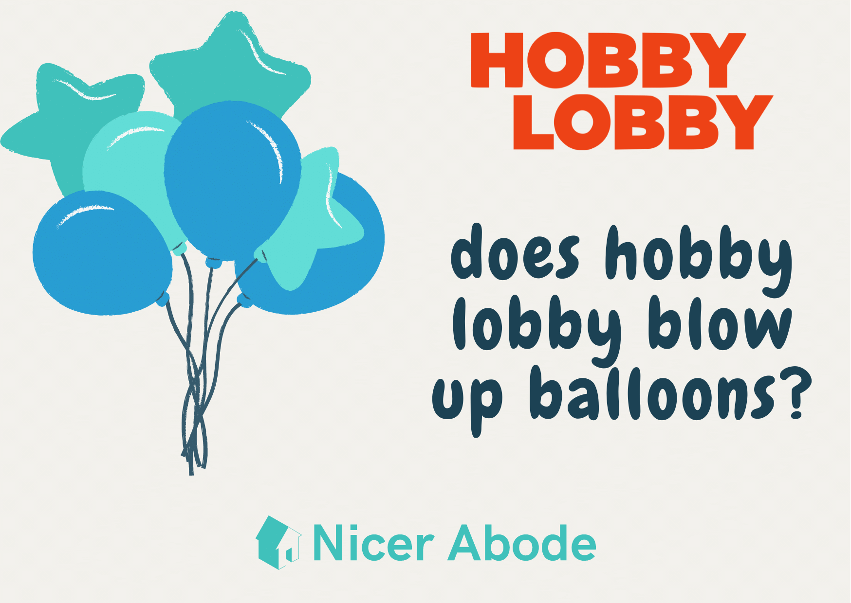 does hobby lobby blow up balloons