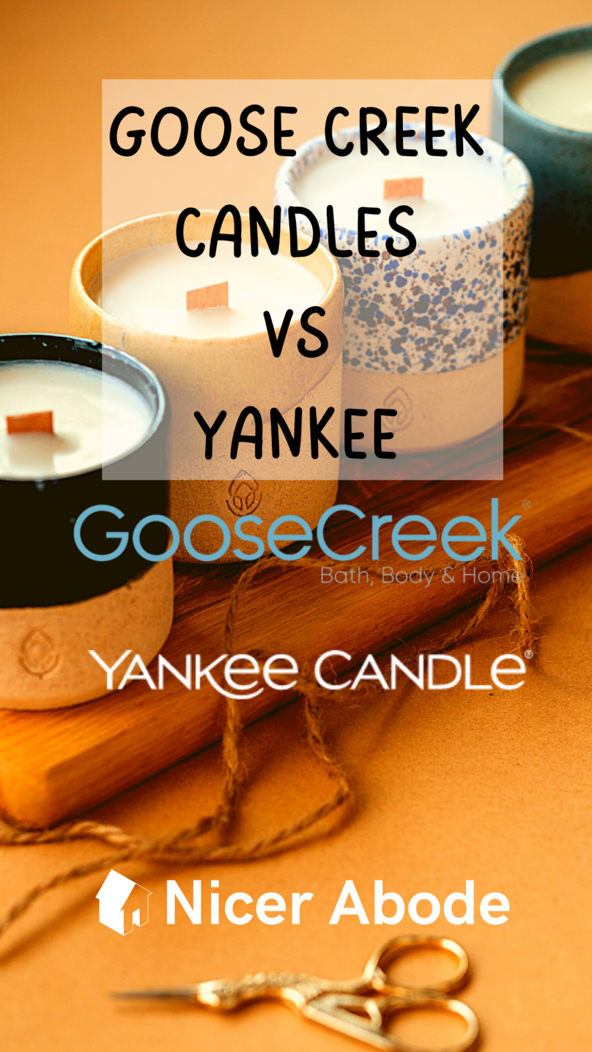 Goose Creek Candles vs Yankee Battle Between the Best Candles