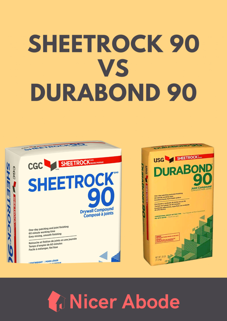 sheetrock 90 vs durabond 90