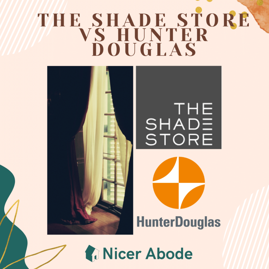 the shade store vs hunter douglas
